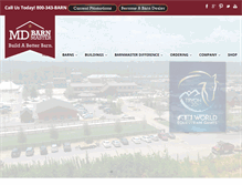 Tablet Screenshot of mdbarnmaster.com